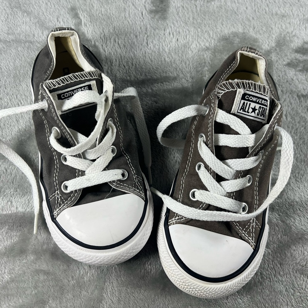 Converse Kids' Charcoal Sneakers